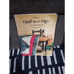 Vintage Quilt Book,  Make a Quilt in a Day 1986 Pattern Book  Eleanor Burns